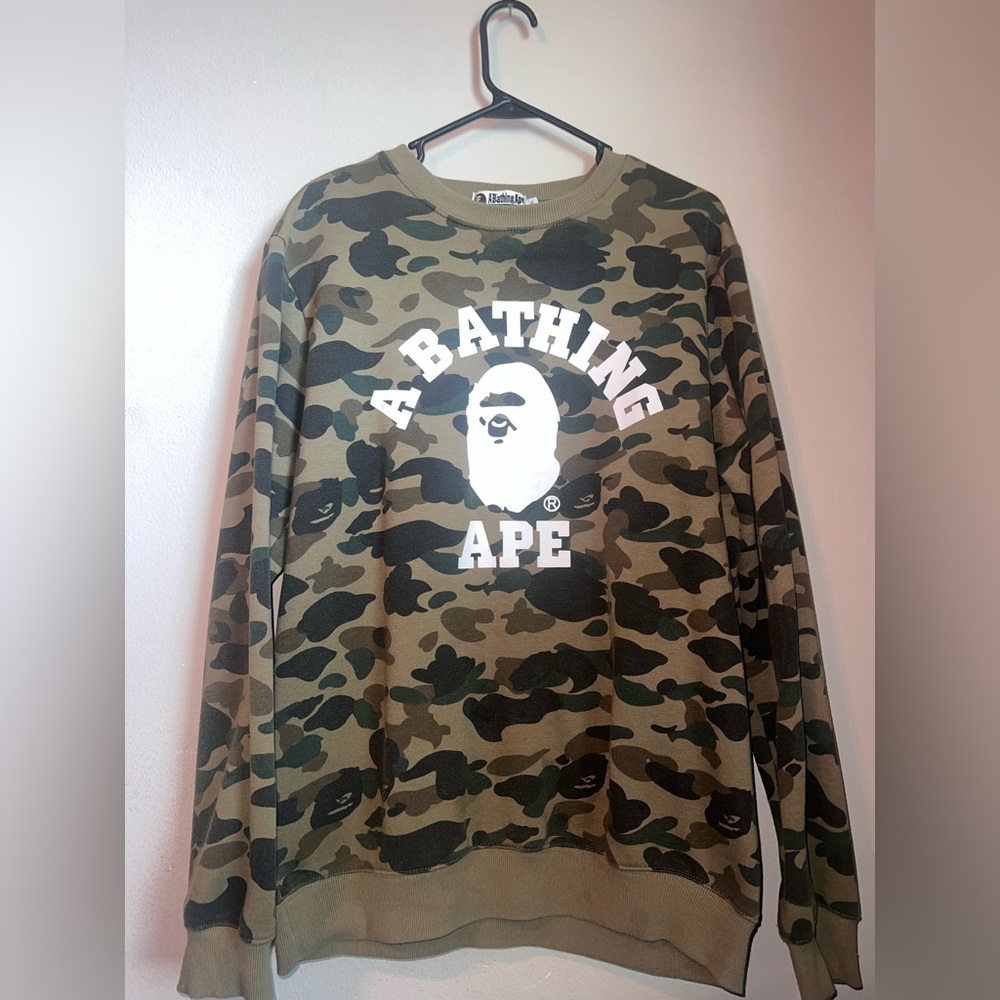 Bathing Ape (Bape) Logo Crewneck